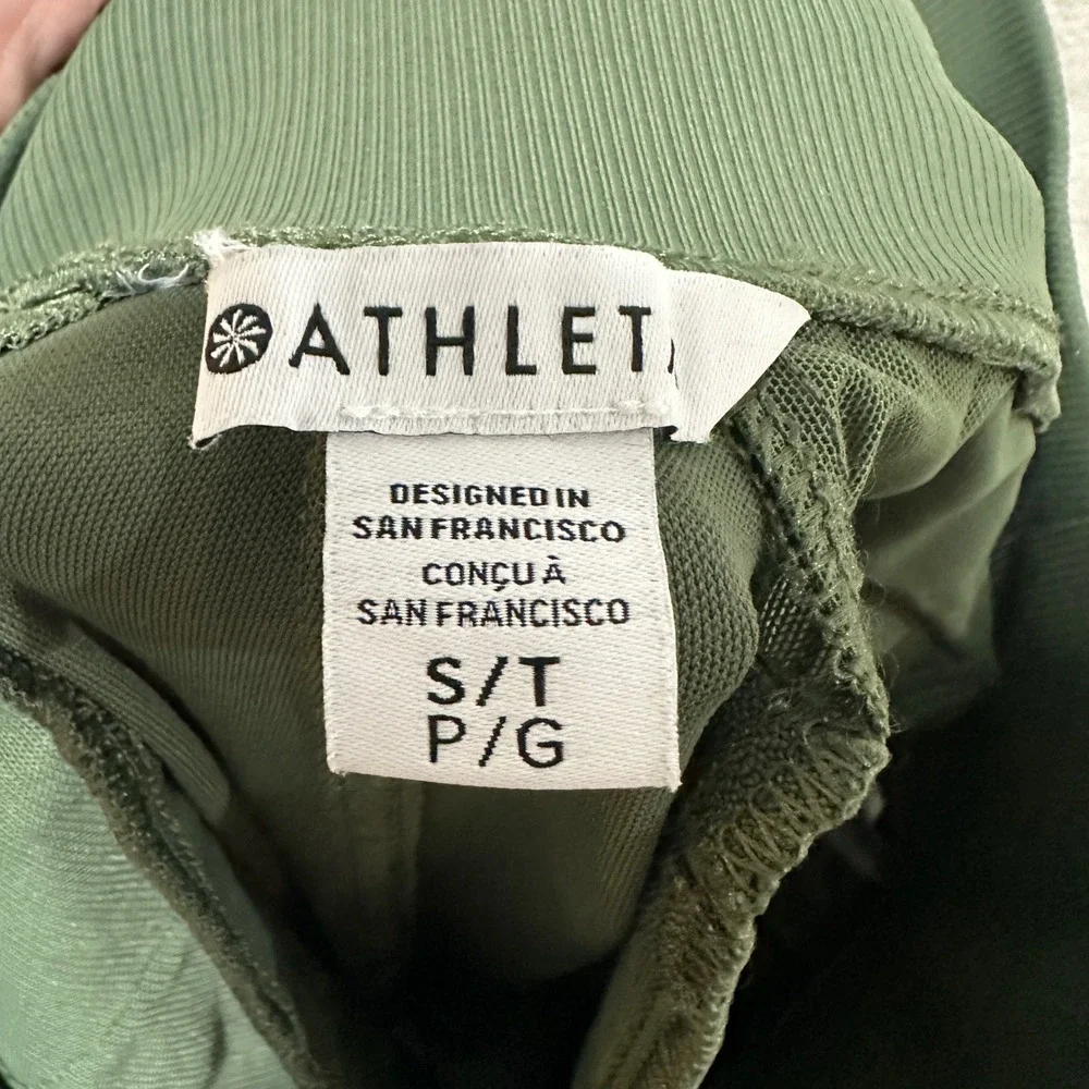 Athleta Trekkie North Jogger Pants Green Small Tall S/T Hiking Outdoor Active - Picture 3 of 7